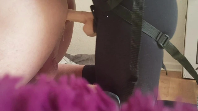 She fucks my ass with a strapon - pegging  - Femdom
