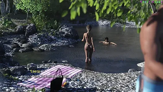 Hidup bersama oleh Mr. Blackeyes - strip black jack, hari pertama di perkemahan naturis 2