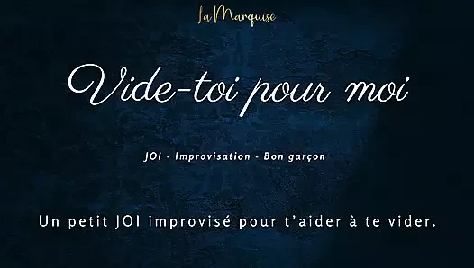 [French Audio Porn] Little JOI to empty you, like a good boy