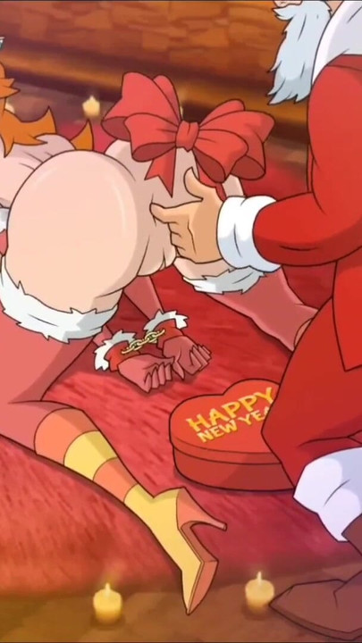 A Dick Before Christmas - Daisy has prepared some naughty fun when Santa comes in and spreads her cheeks | Clip 1