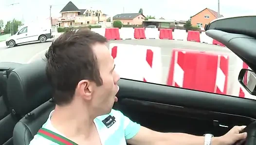 Two Buddies Share One Hot Fuck - Horny German Babe Gets Double-teamed by Best Friends