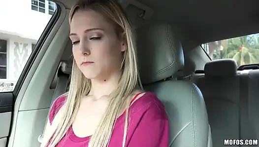 Stranded Teens - Hot Blonde Mila Evans Fights with a Guy, Tony Rubino Snatches Her for Car Sex