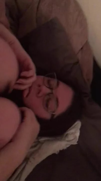 My pregnant friend cumming on my cock.