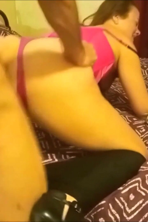 697 - 03 French slut fucked with satin panty & spandex, dressed in various clothes and lingerie, heels, spanking