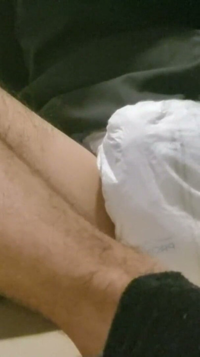 Grown Man Hiding His ABDL Diaper Fetish under His cloath | Clip 1