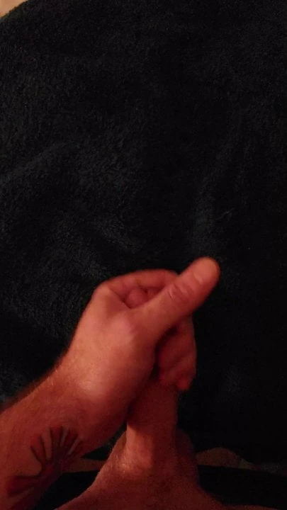 Big cock had to cum after our conversation