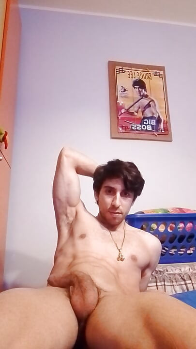 Striptease med stor pik