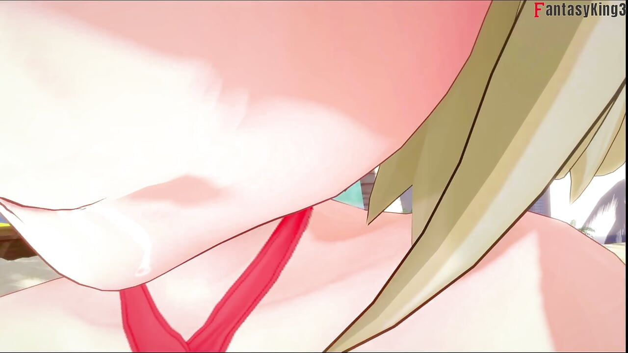 Burnice Bikini Blowjob on the beach - 2 - Zenless Zone Zero (ZZZ)