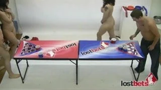 Strip Beer Pong vs Franco,Holly,Dick & Zayda part 2