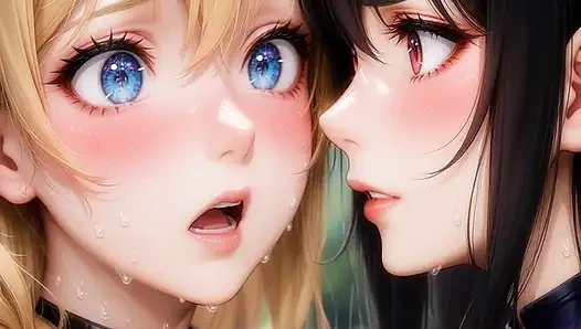 Вражеская волшебница и Запретный хентай трахают солдат фута