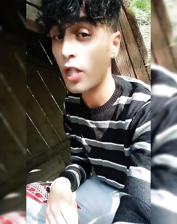 Boy Plays with Used Condom and Cum for Request From Straight Friend