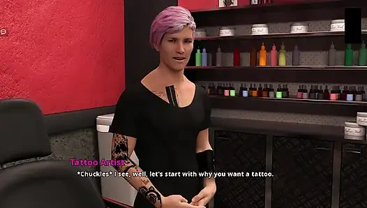 Mahasiswi nakal dengan tubuh 29 tahun dan imre lagi asik bertato