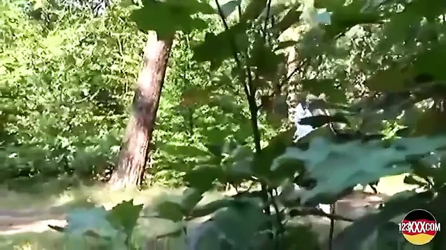 German Girl with an Amazing Body Enjoys Fucking in Nature