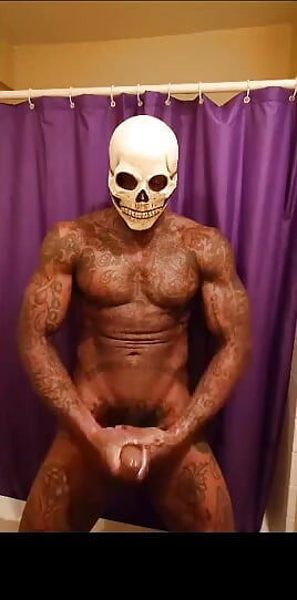 BBC Worship Hallelujah Johnson (Ghost Rider Johnny Blaze) Tall Dark Chocolate Muscles Tattoos Hairy BBC Hallelujah