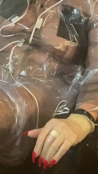 Must-see moment from "Clear PVC Heels Fetish"