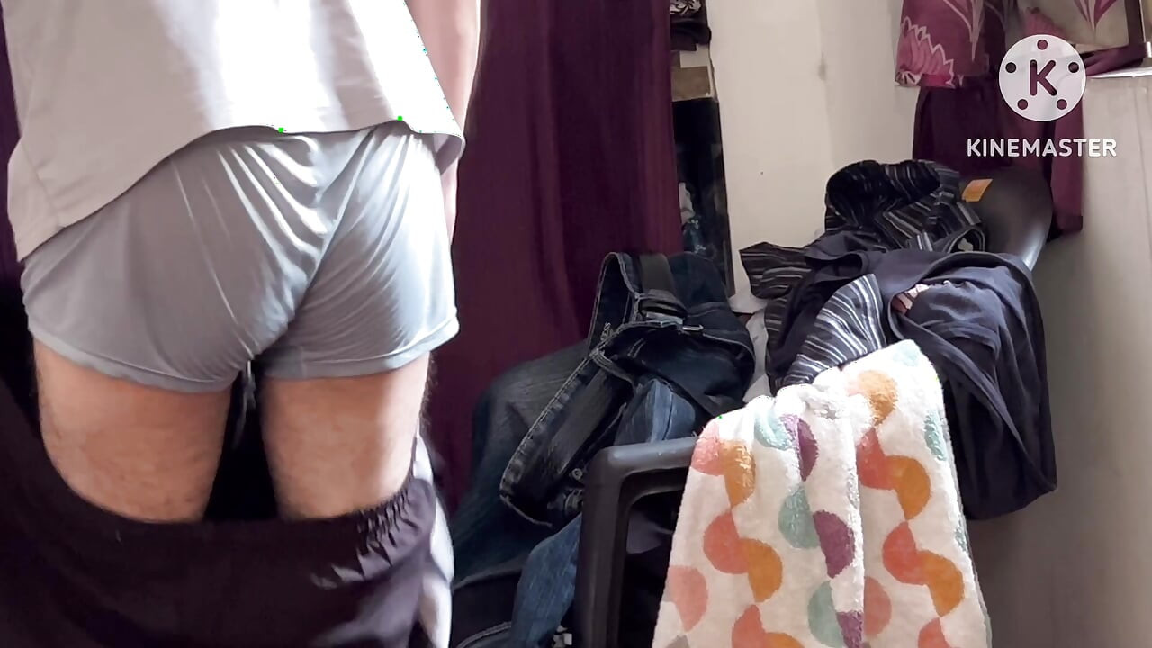 Wowww Straight Friend First time see big monster cock