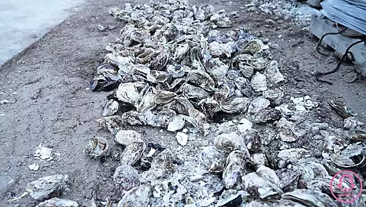 French MILF Strips, Sucks, and Rides the Delivery Cock