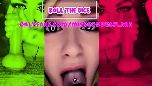 Rollen sie den Würfel Lutsch Ihren Dildo mit mir, das Online-Spiel