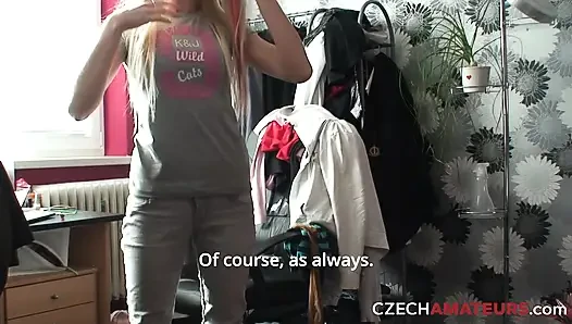Beautiful blonde loves sex (Czech Amateurs)