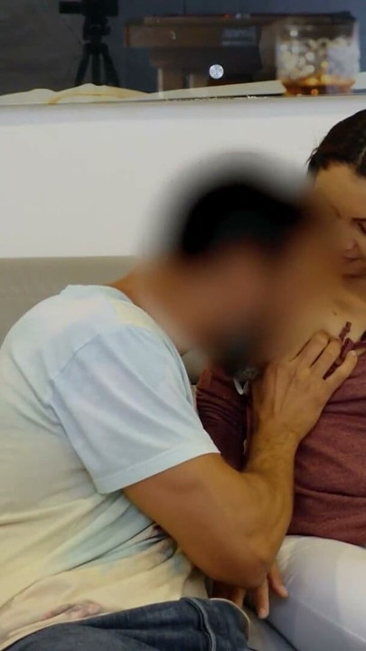 Busty Latina slurps big cocks for fun but this one was quite a challenge | Clip 1