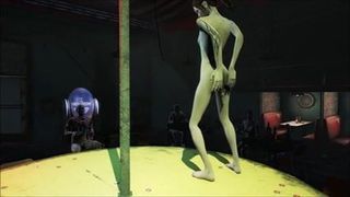 Fallout 4 - dança sexy com pole (por bergamhot)