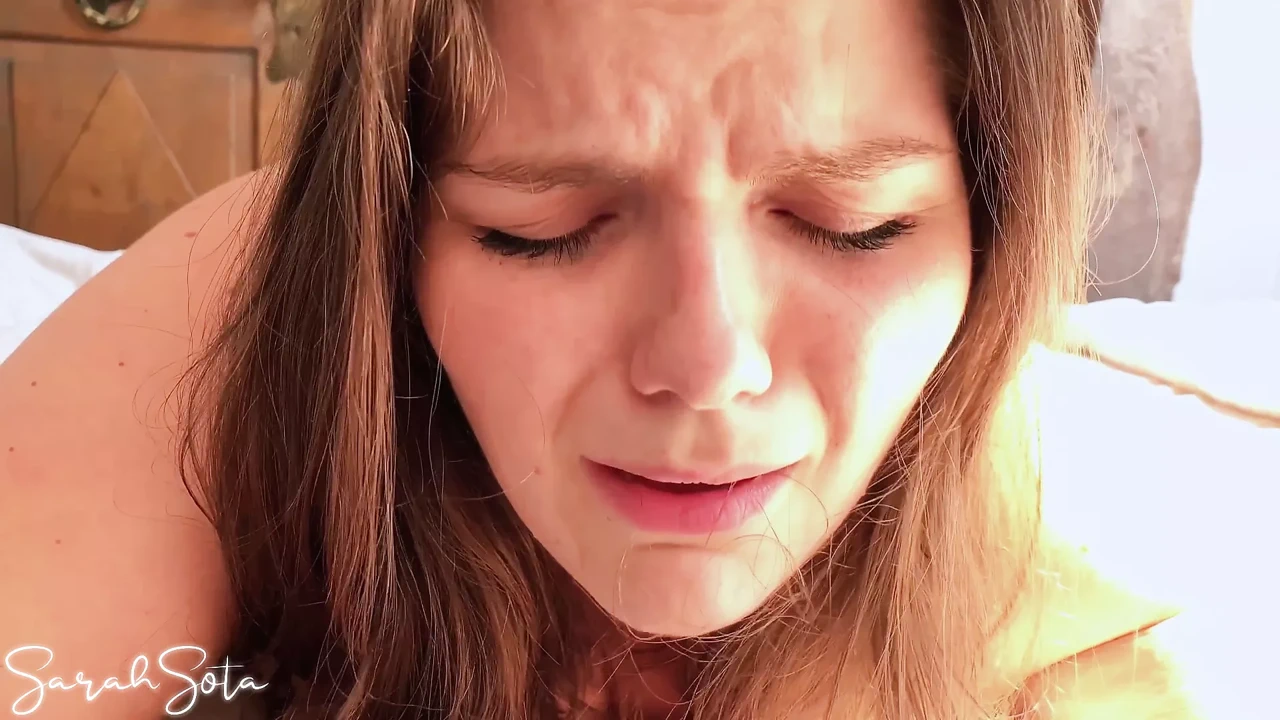 Her first painful anal – Painal – Cum on her asshole