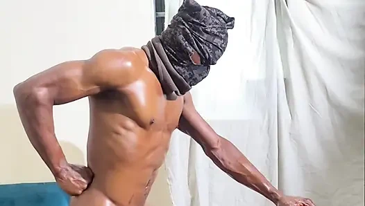 Heißes paar bekommt einen öligen harten fick