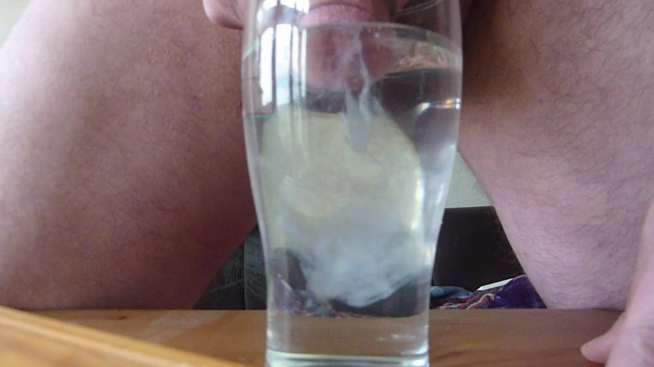 Cumming in water