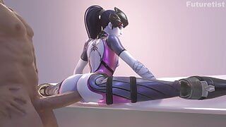 Widowmaker bàn doggy hậu môn