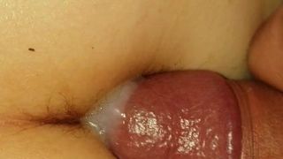 Cum on wife ass