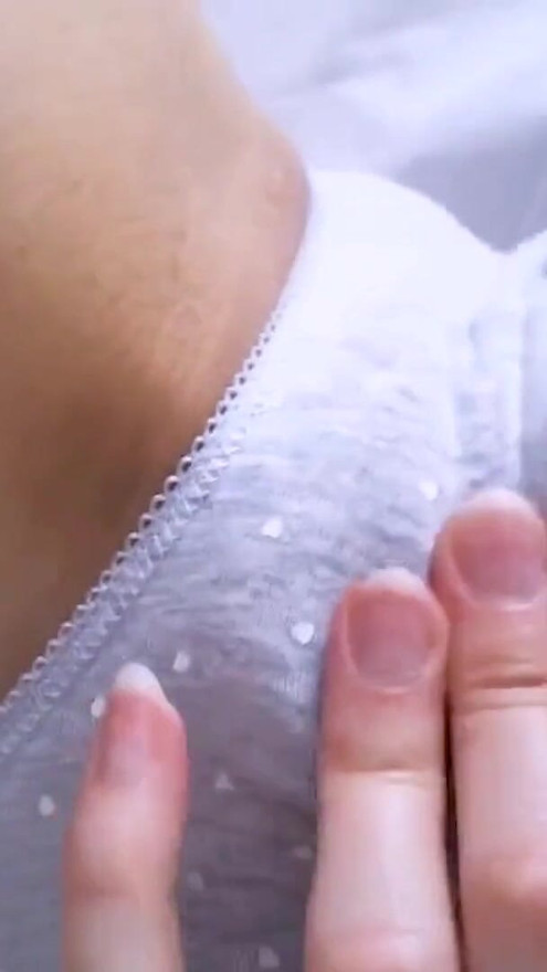 Playing with my pussy in cute panties | Clip 1