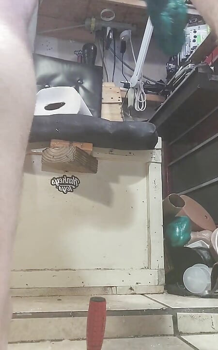 Å ri på noen av mine enorme Mr Hankeys-dildoer