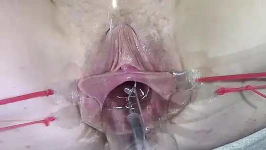 11 Weit Gespreizte Muschi Nahaufnahme Ficken Mit Lampe 1000 Watt