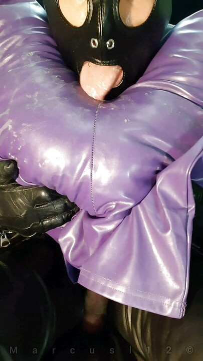 Making Him Explode All Over My Ass In Sexy Leather Leggins P2