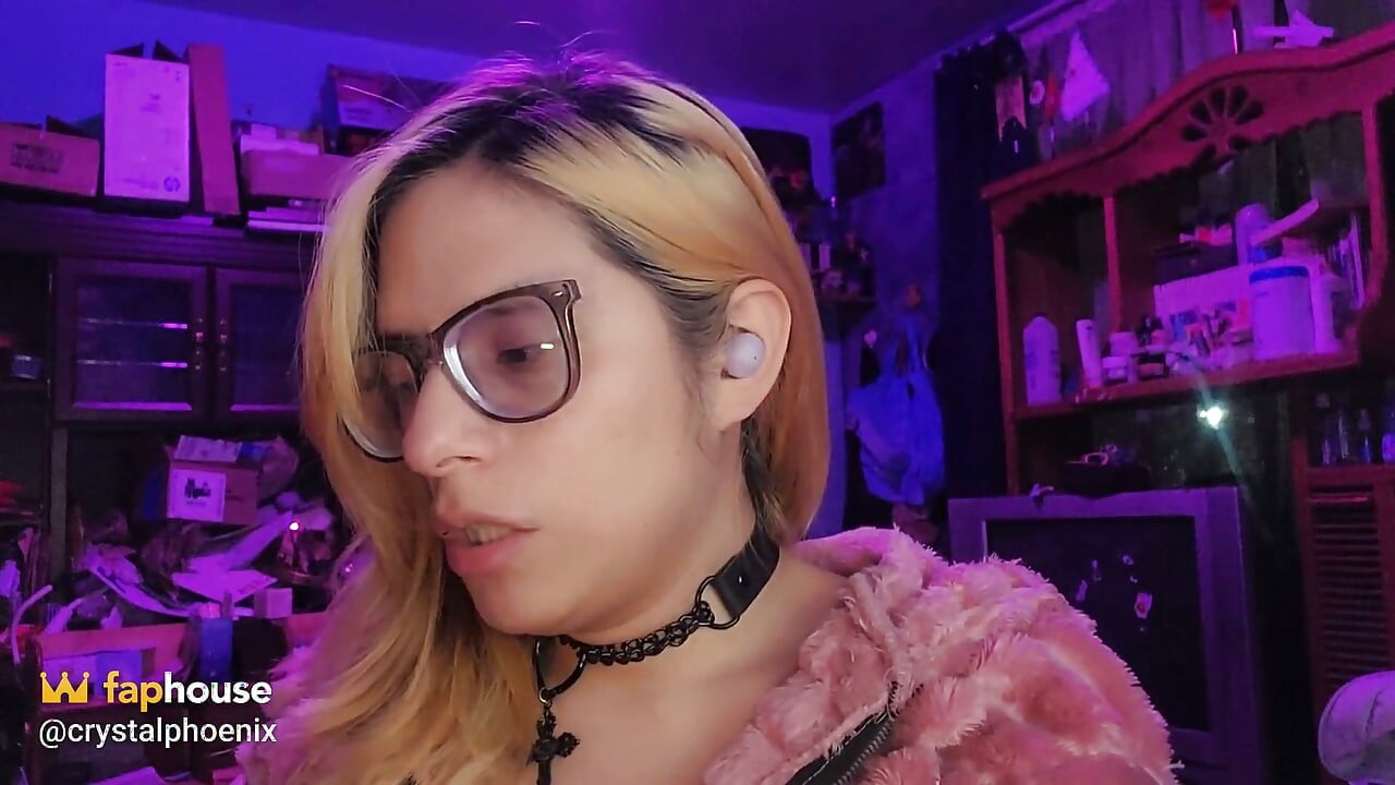 Sissy Wears a Sex Necklace at the Asmr Church