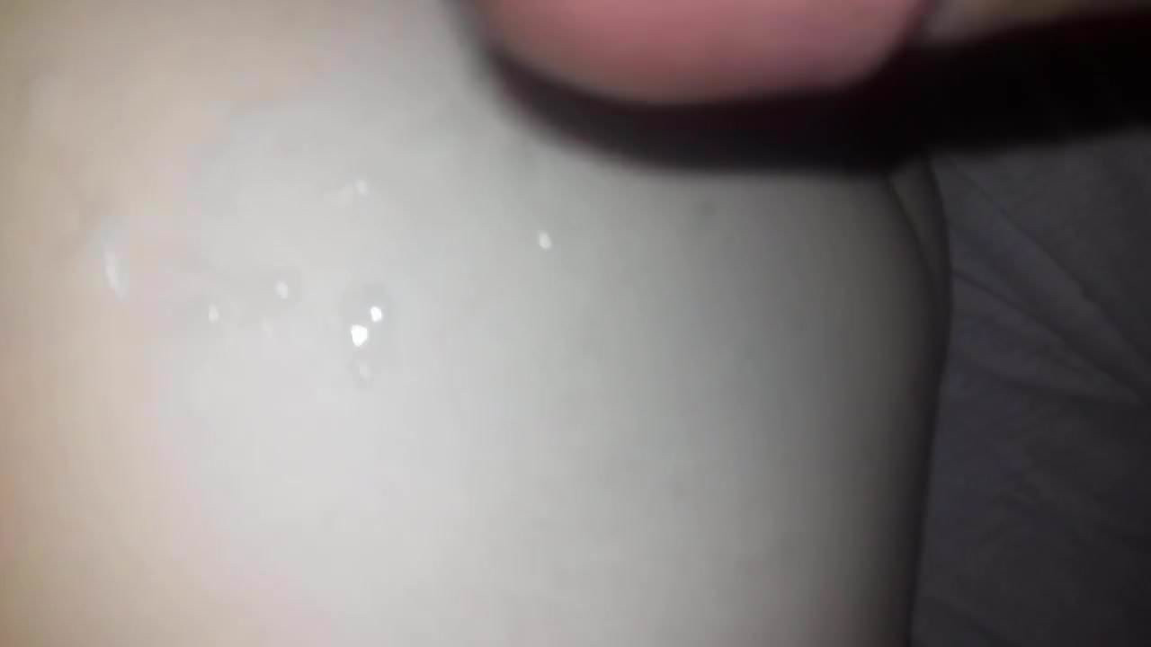 cum on wife's arse