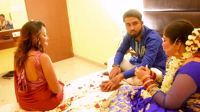 GRAND FUCKING IN WEEDING NIGHTS WITH HIS WIFES SISTER