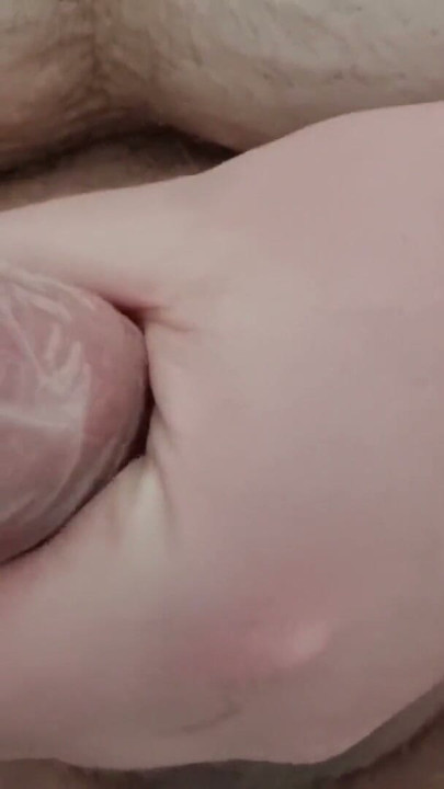 First cumshot after one week - fill the condom | Clip 1