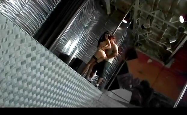 Latina strip teases on pole and takes dick