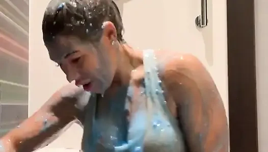 Fitnessstudio-kit gunge geile orgasmus-zeit