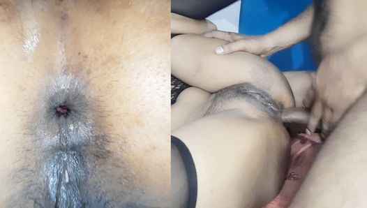 A anal de Riya fodida por seu marido