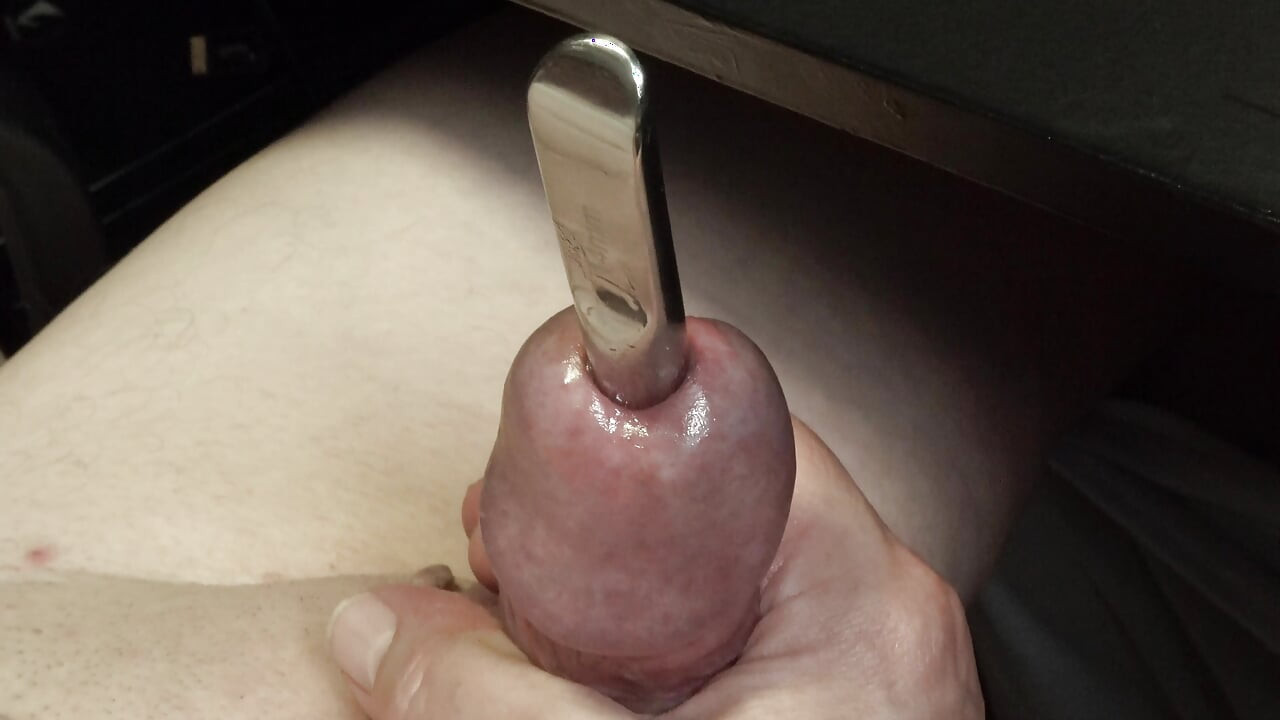 Ekstrem fetisj POV 14mm stang for 16cm dybdelyd på Uncut mushroom Head w Live Audio