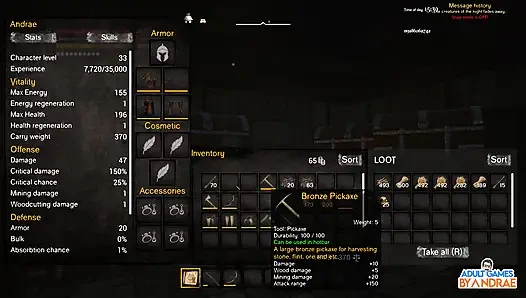 EP11: Каменный дом Обновления: комната / ванная и бронзовое оружие крафта на порочной острове