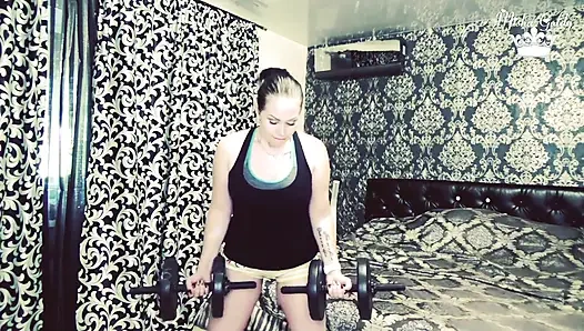 105 gewichthebe wiederholen für bizeps-herausforderung!