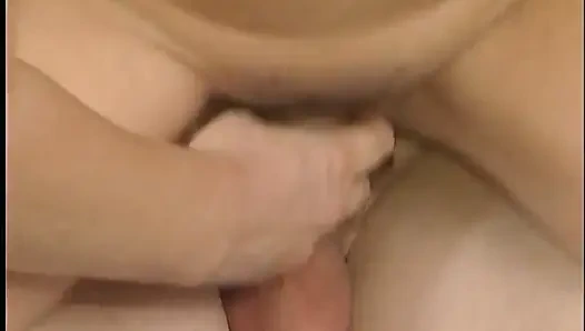 Mature blonde banged hard in vintage threesome