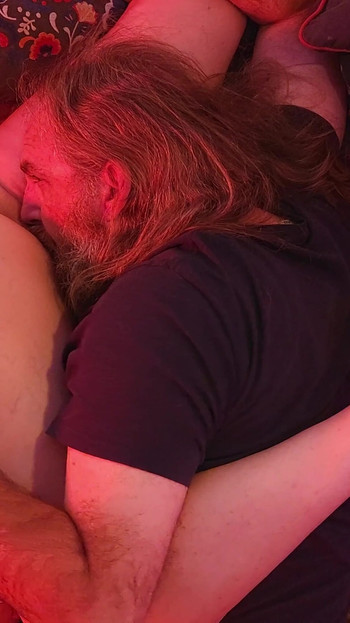 Thrilling moment from "My sexy MILF wife masturbates, gets her pussy licked till she has a real orgasm then gets a hard"