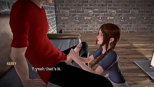 Belajar ngocok dan ciuman sensual sama harry!