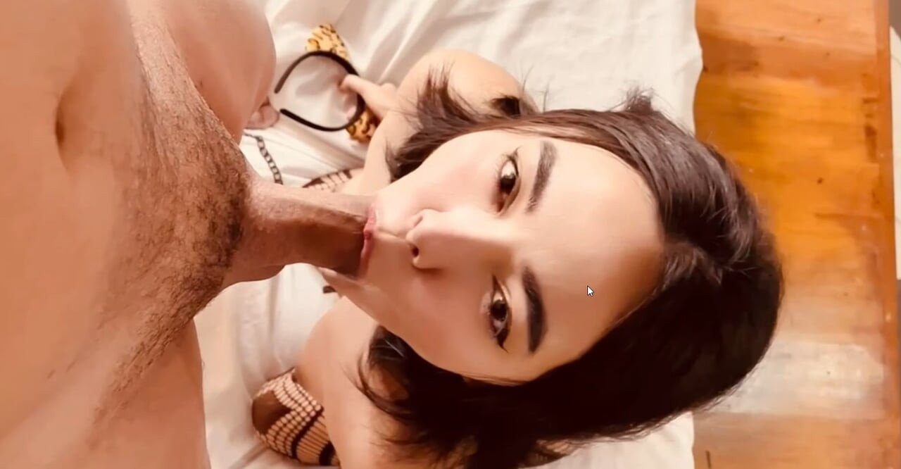 Pinay step daughter sucks and fucks her step father and he finger and eats her little pussy