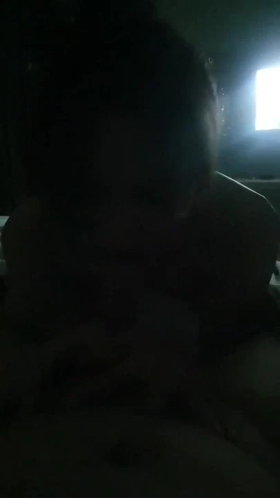 Indonesian wife Nabila's have a hubby blowjob in a room