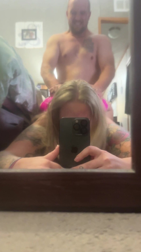 This Whore is Rough Fucked in Doggy until she Orgasms!